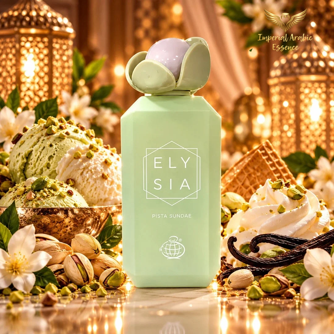 Дамски Парфюм Fragrance World Elysia Pista Sundae EDP 100 мл. Вдъхновен от Yum Pistachio Gelato | 33 / Kayali Fragrances