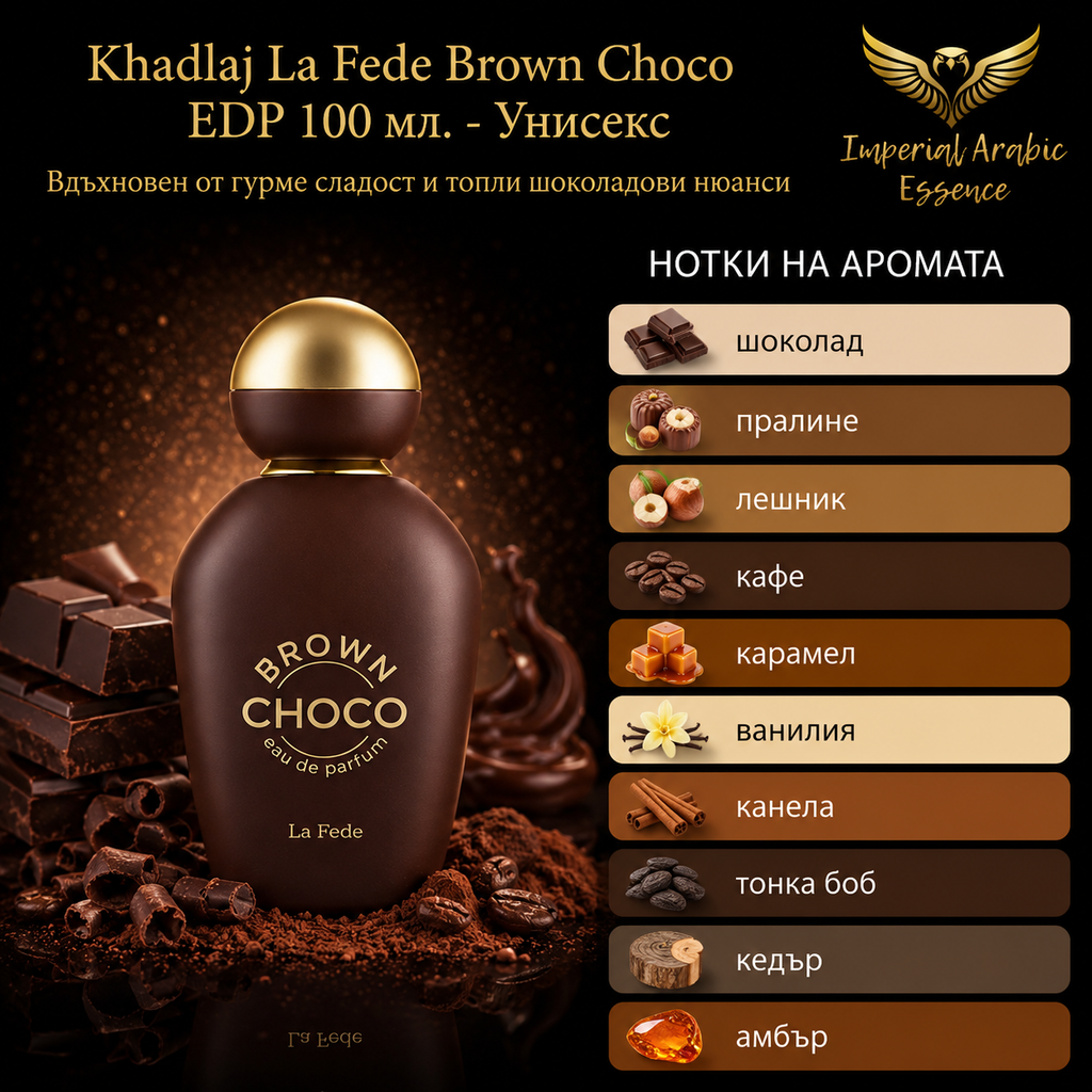 Khadlaj La Fede Brown Choco EDP 100 мл. - Унисекс