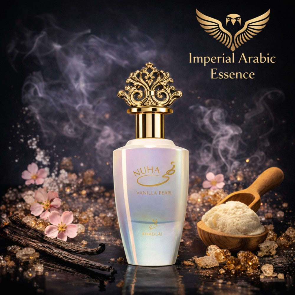 Дамски Парфюм Khadlaj Nuha Vanilla Pearl EDP 85 мл. Вдъхновен от Vanilla Candy Rock Sugar | 42 / Kayali