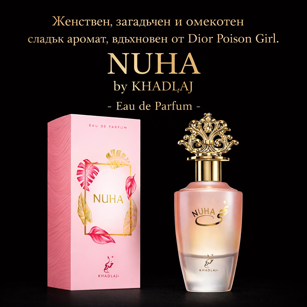 Дамски Парфюм Khadlaj Nuha EDP 85 мл. Вдъхновен от Poison girl / Dior