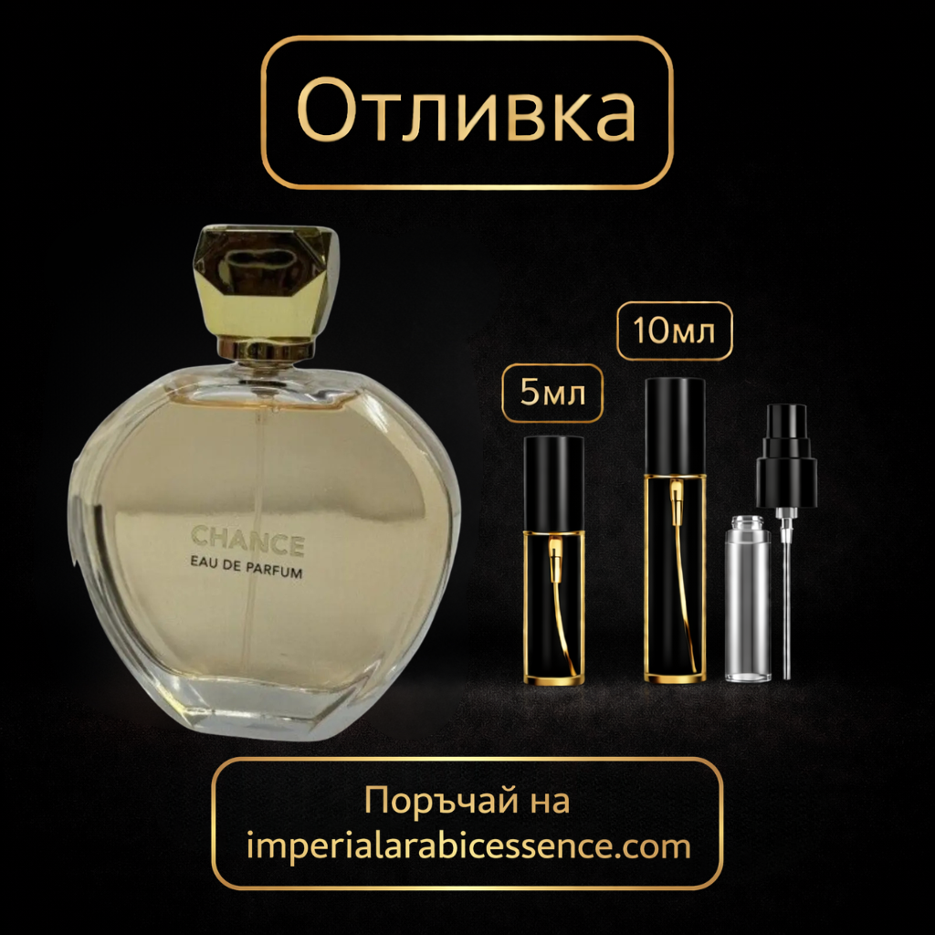 Дамски Парфюм Fragrance World Chance EDP 100 мл. Вдъхновен от: Chance eau de parfum / Chanel