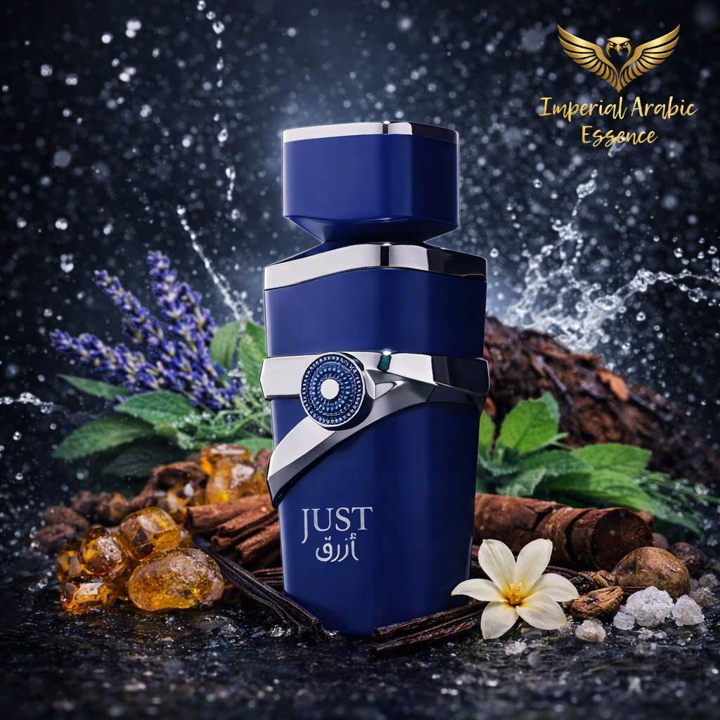 Мъжки Парфюм Fragrance World Just Azraq EDP 100 мл. Вдъхновен от Invictus Victory Elixir / Paco Rabanne