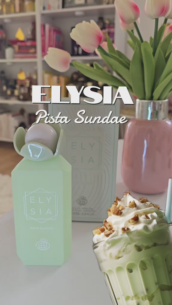 Дамски Парфюм Fragrance World Elysia Pista Sundae EDP 100 мл. Вдъхновен от Yum Pistachio Gelato | 33 / Kayali Fragrances